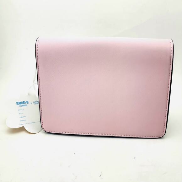 Unique Vintage Smurfs Purse Smurfett Pink kidcore Cartoon 90s Nostalgic Shoulder - Picture 3 of 11
